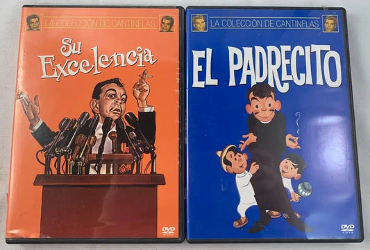 Su Excelencia (DVD Cantinflas bundle) El Padrecito - Tested and Working