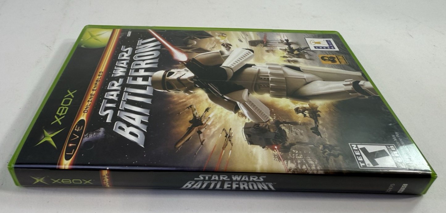 Star Wars: Battlefront (Microsoft Xbox, 2004) Game Case Manual - Tested
