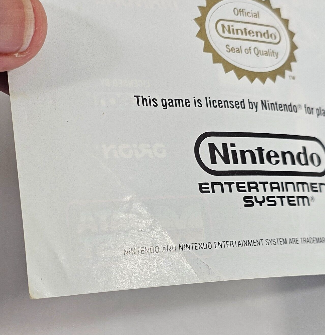 Robocop (Nintendo Entertainment System, 1988) Replacement Instruction Manual