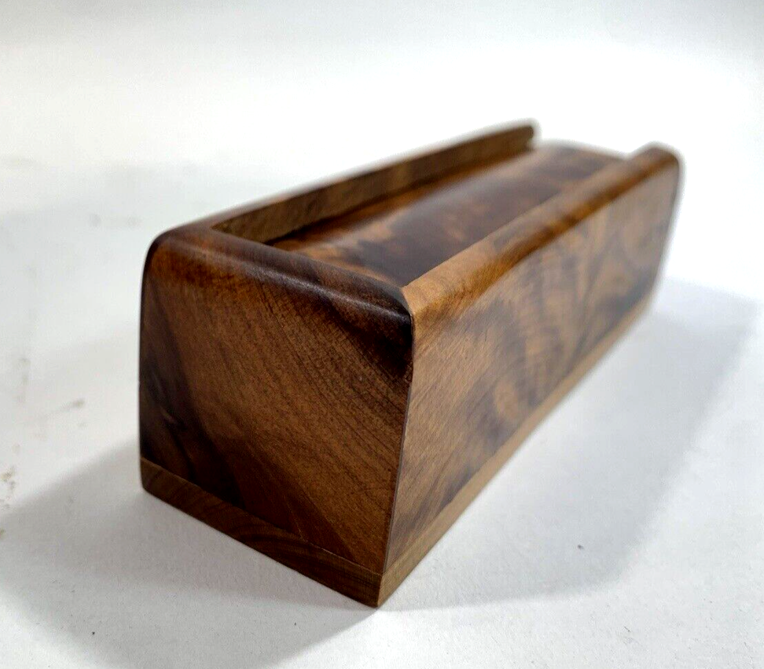 Hand Carved Wooden Dice in Custom Storage Box - Read