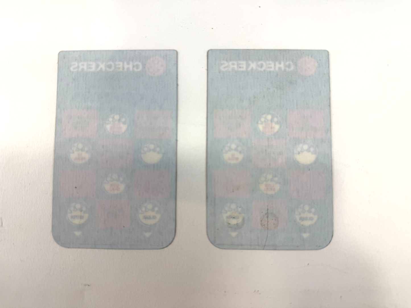 Checkers (Mattel Intellivision, 1979) Game, Box, Manual, and Overlays - Tested