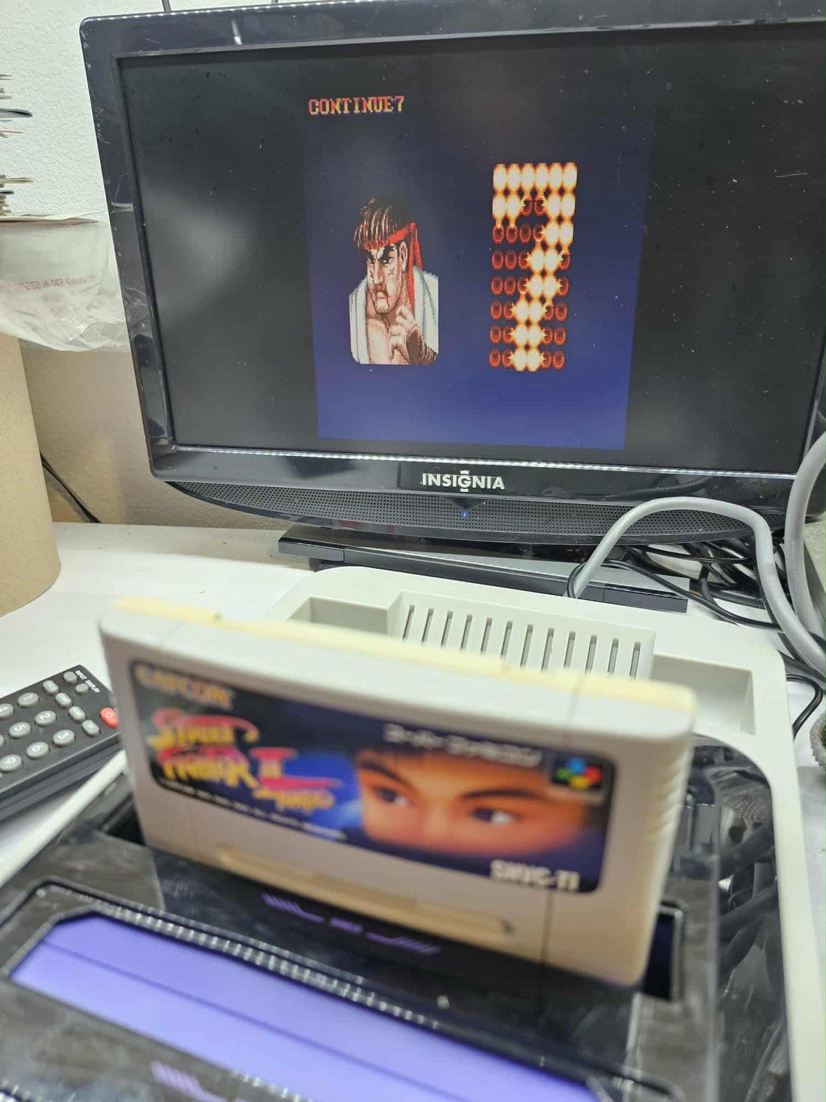 Street Fighter II: Turbo (Super Famicom, 1993) Game Cartridge - Tested