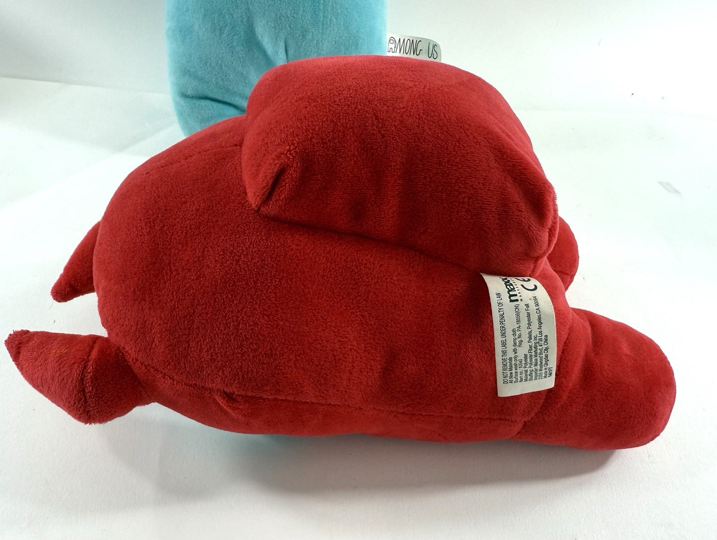 Toikido Among Us 10" Blue and Red Crewmate Plush Bundle