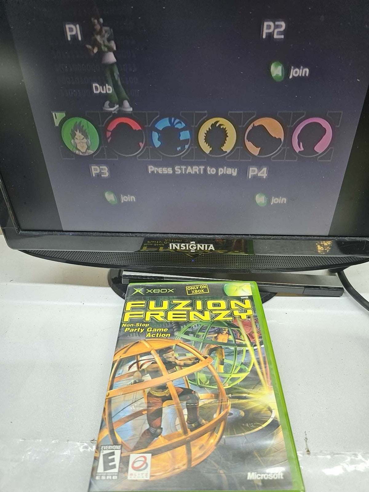 Fuzion Frenzy (Microsoft Xbox, 2001) Game Case Manual Micosoft Insert - Tested