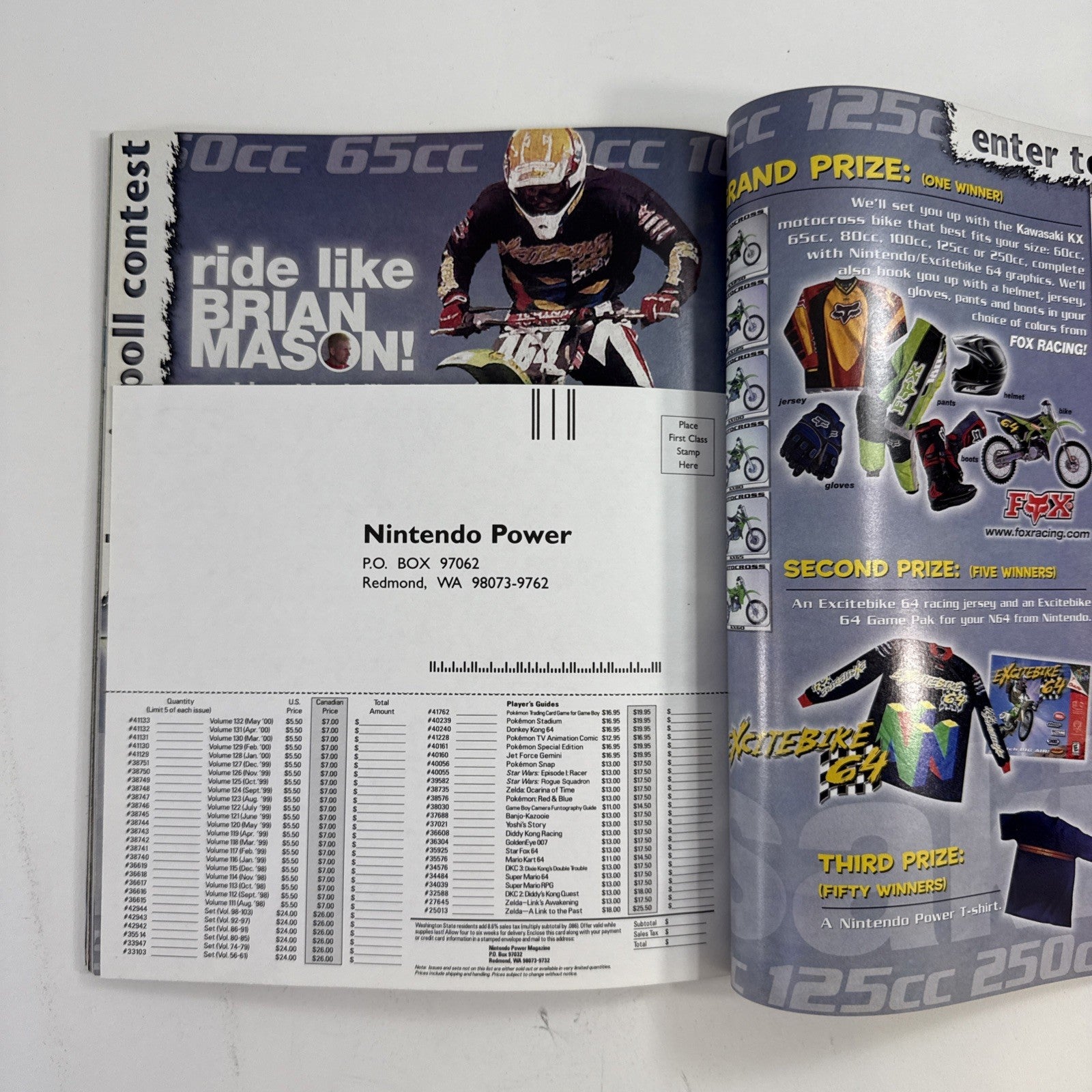 Nintendo Power Magazine Vol. 133 (June, 2000) w/Aidyn Chronicles Poster, Comic