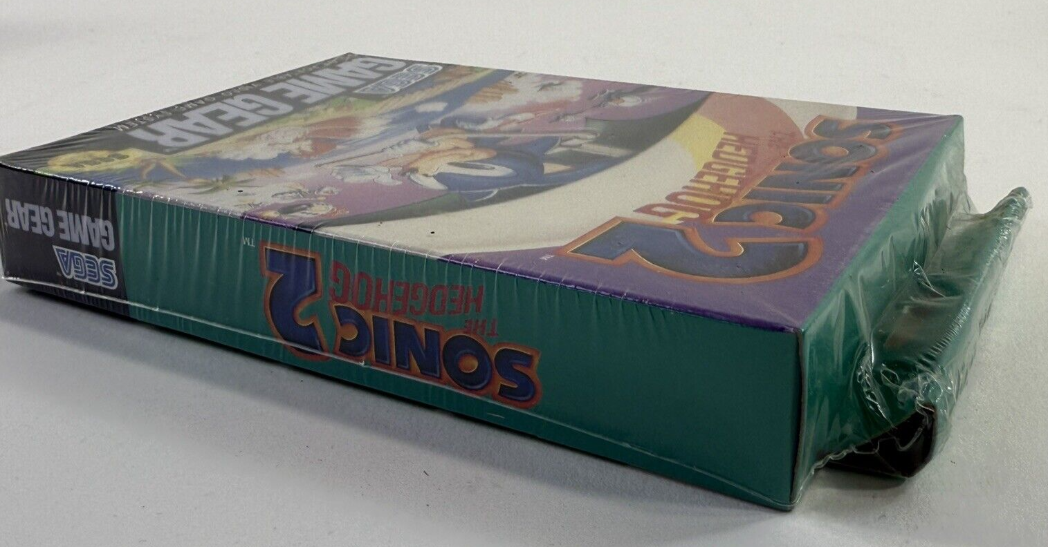 Sonic the Hedgehog 2 (Sega Game Gear, 1992) New, Factory Sealed