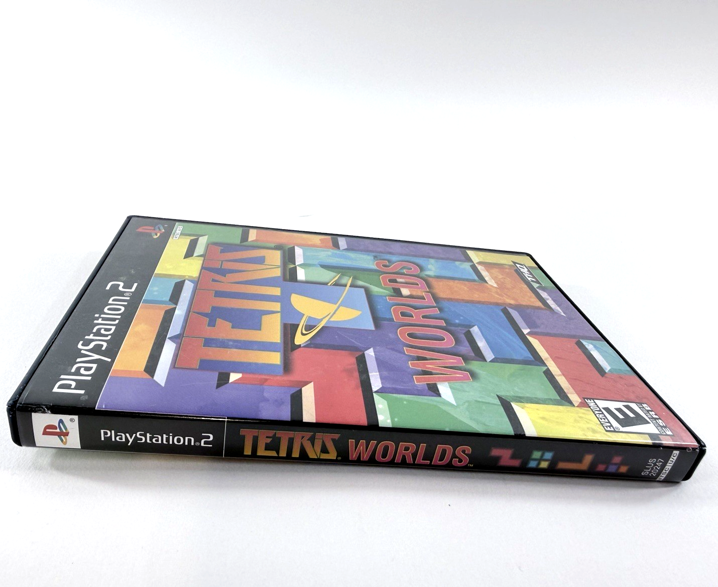 Tetris Worlds (Sony PlayStation 2, 2002) Game, Case, Manual - Tested and Working