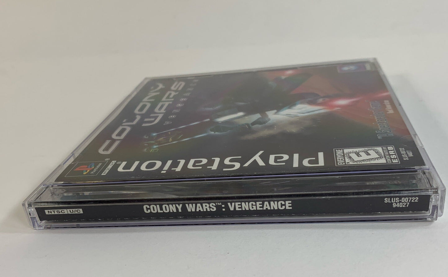 Colony Wars: Vengeance (Sony PlayStation 1, 1998) Game Case Manual Registration