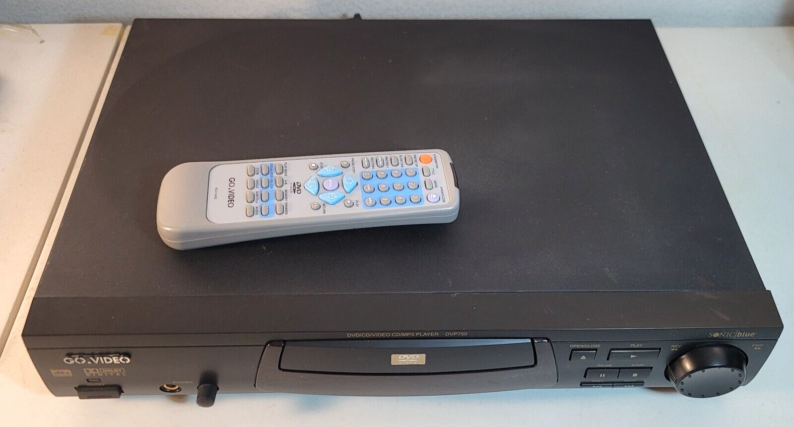 SonicBlue Go Video DVP750  DVD Video CD MP3 Player With Remote