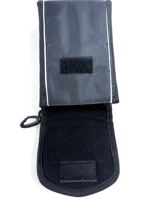 Nintendo DS Red and Black Switch N Carry Case with Zippered Pocket and Clip