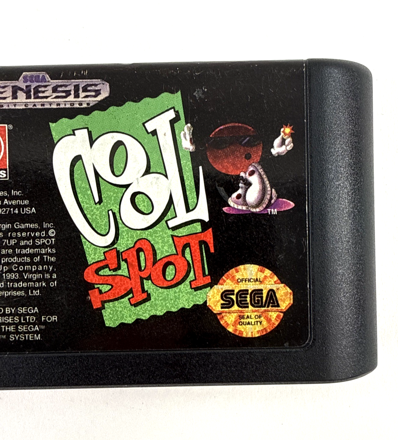 Cool Spot (Sega Genesis, 1993) Game Cartridge - Tested and Working
