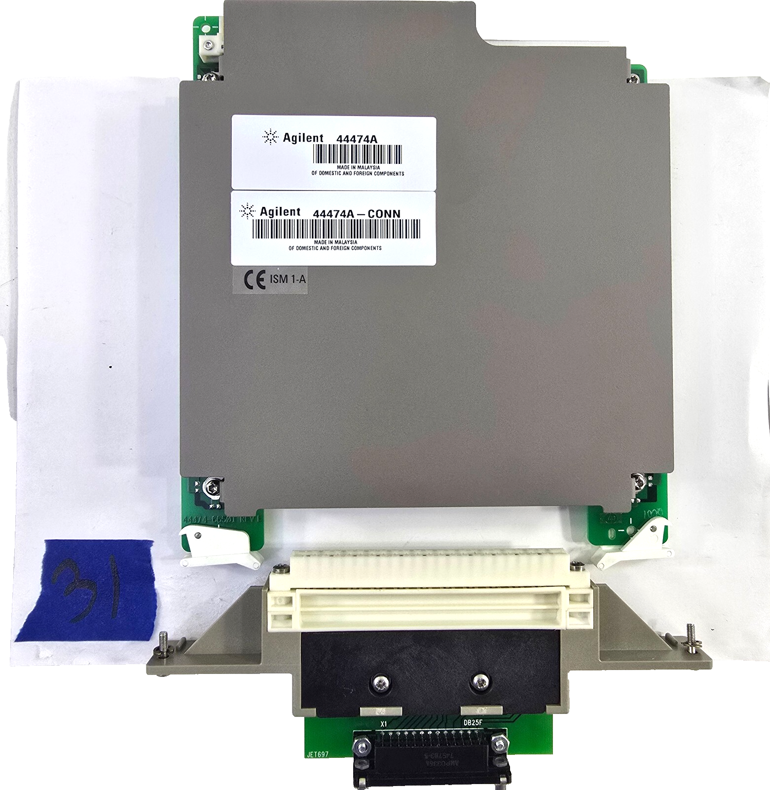 HP Agilent 44474A Digital Input/Output Switch Module - Tested and Working (1155)