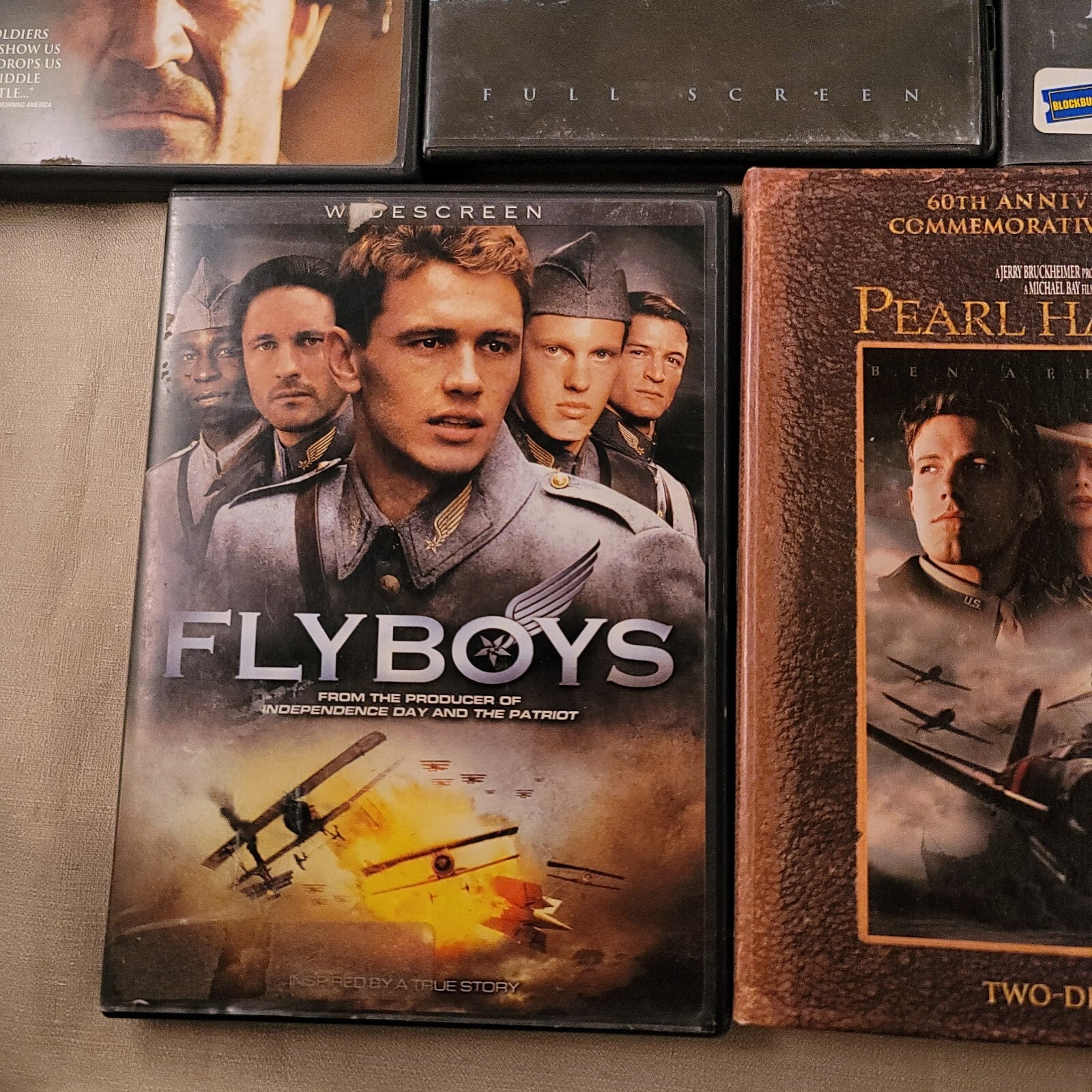 We Were Soldiers (WW2 DVD bundle) Flyboys, Pearl Harbor, Men of Honor, Flags of