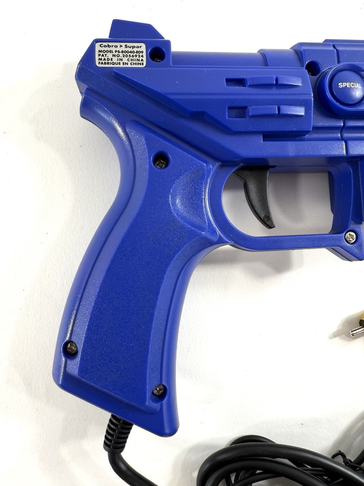 Nyko Super Cobra Blue Light Gun PS-80040-E09 for PS1/PS2 - Tested and Working