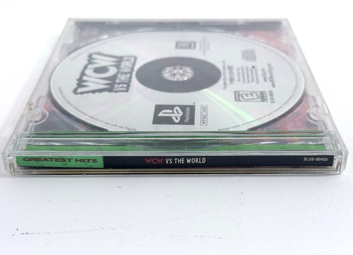 WCW vs. The World (Sony PlayStation 1, 1997) Game and Case - Tested and Working