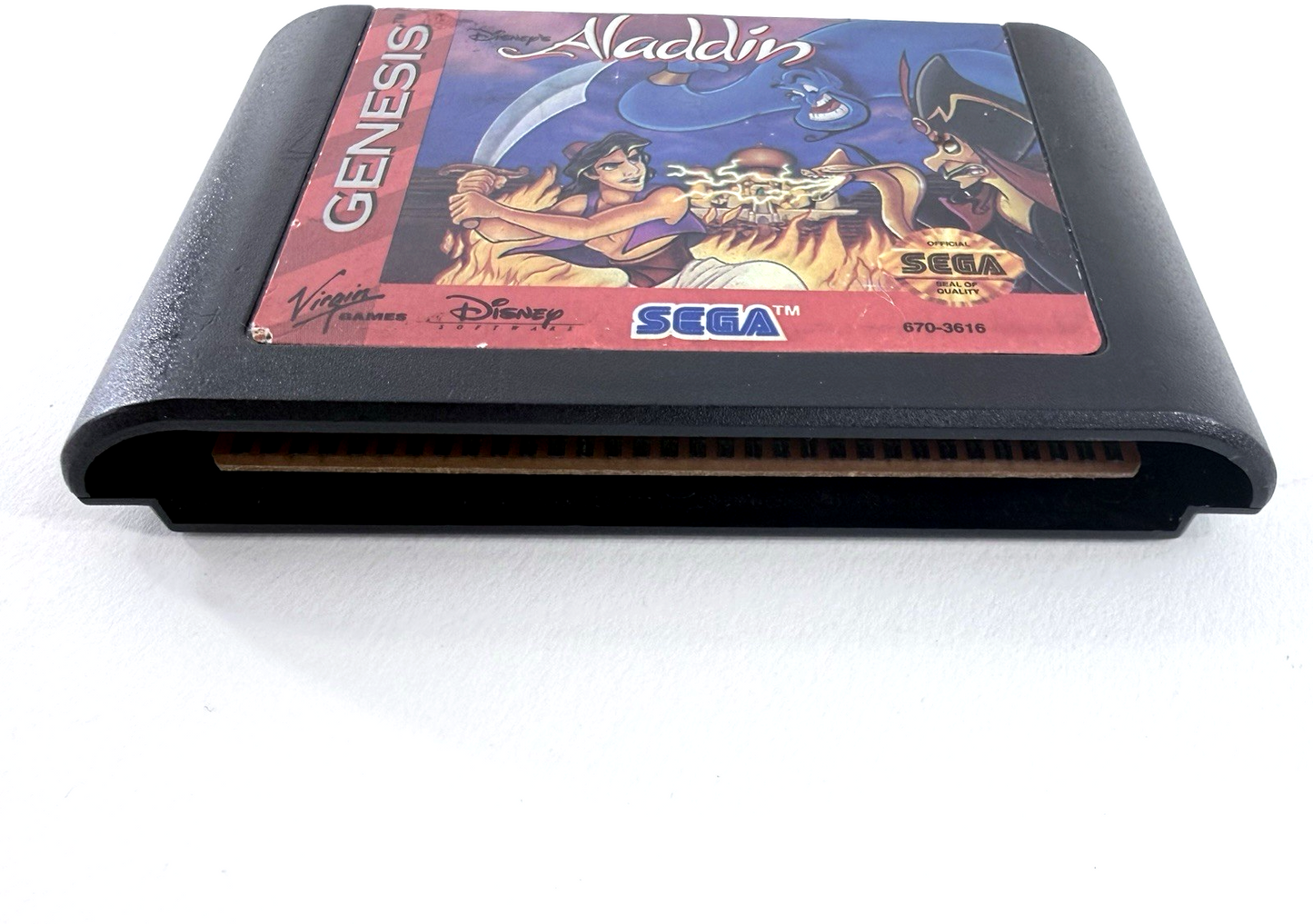 Disney's Aladdin (Sega Genesis, 1993) Game Cartridge - Tested And Working