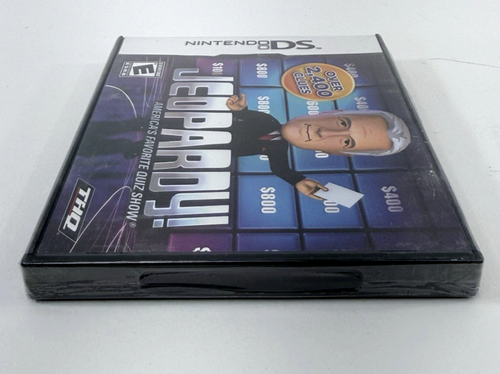 Jeopardy (Nintendo DS, 2010) New, Factory Sealed Alex Trebek Quiz Game
