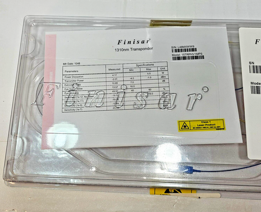 Finisar 1310nm Transponder 15TRPHV1MPS New Sealed