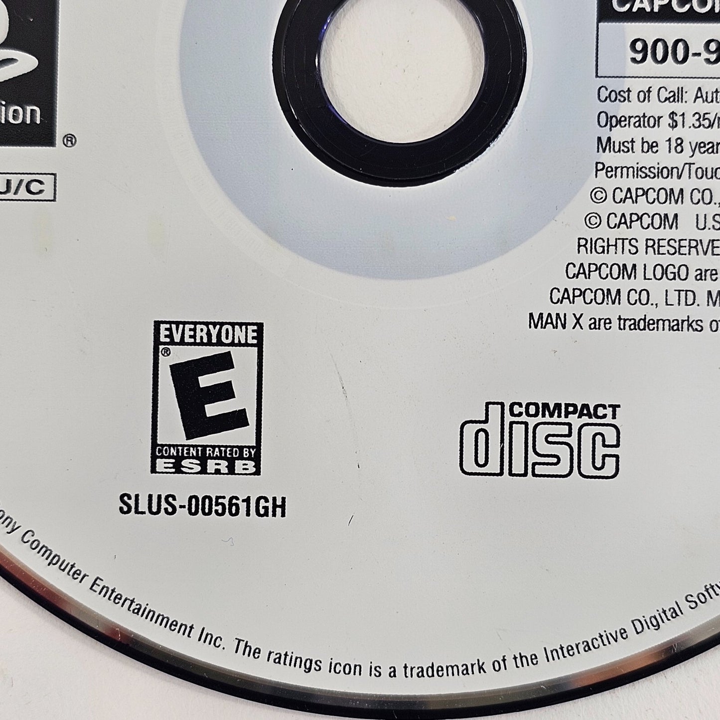 Mega Man X4 Greatest Hits (PlayStation 1, 1997) Game Disc - Tested and Working