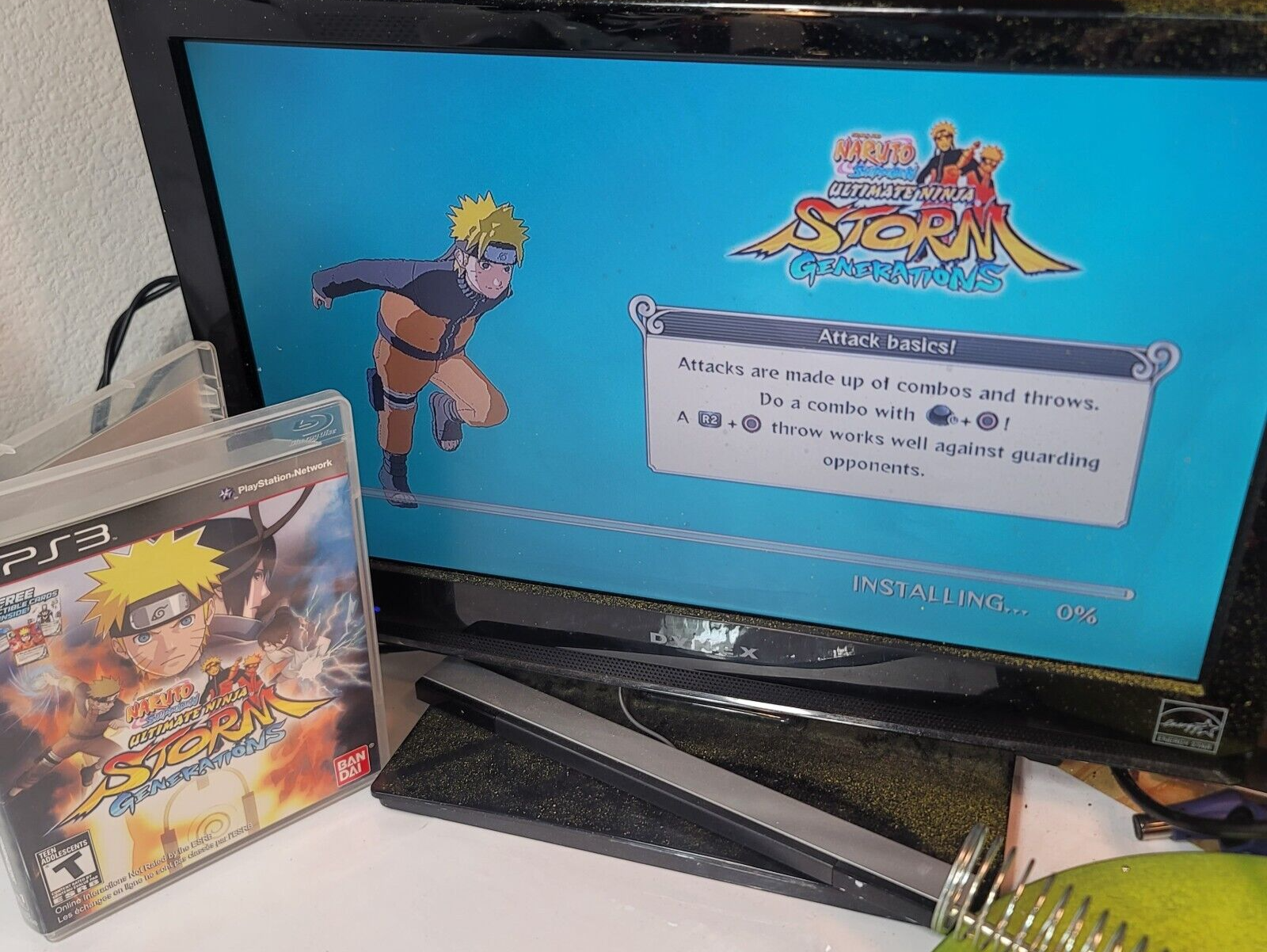 Naruto Shippuden Ultimate Ninja Storm Generations (PlayStation 3, 2012) Tested