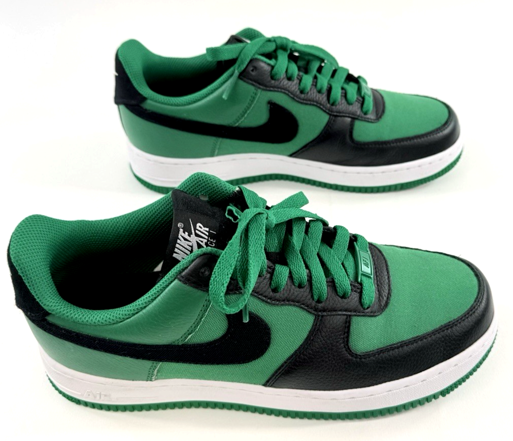 Nike Air Force 1 Low By You Custom DV3907-900 Green/Black US Women's 9 Shoes