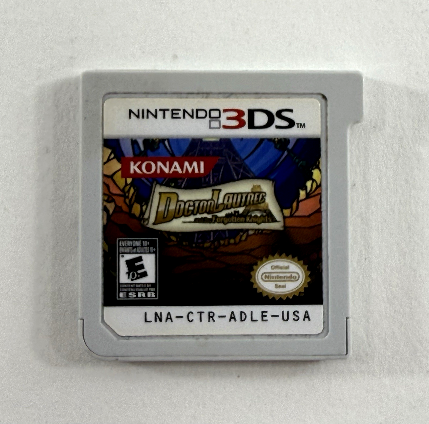 Doctor Lautrec and the Forgotten Knights (Nintendo 3DS, 2011) Game and Manual