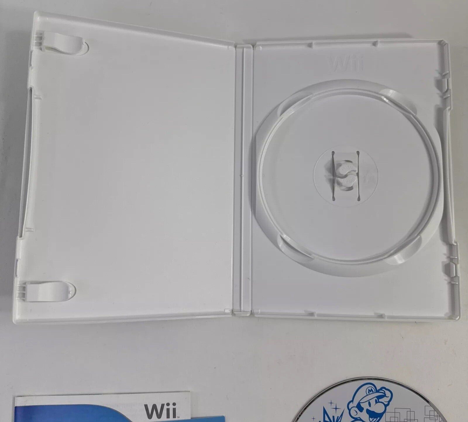 Super Paper Mario (Nintendo Wii, 2007) Game Case Manual Inserts - Tested