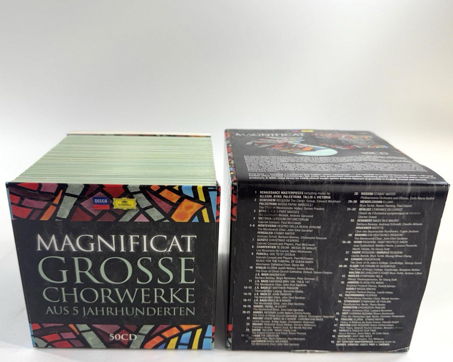 Decca/DGG Magnificat 500 Years Of Choral Masterworks 50 CD Set + CDRom & Booklet