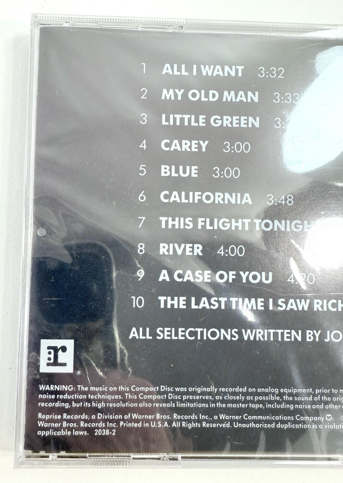 Blue by Joni Mitchell (CD, 2008) BMG Direct Edition - New, Factory Sealed