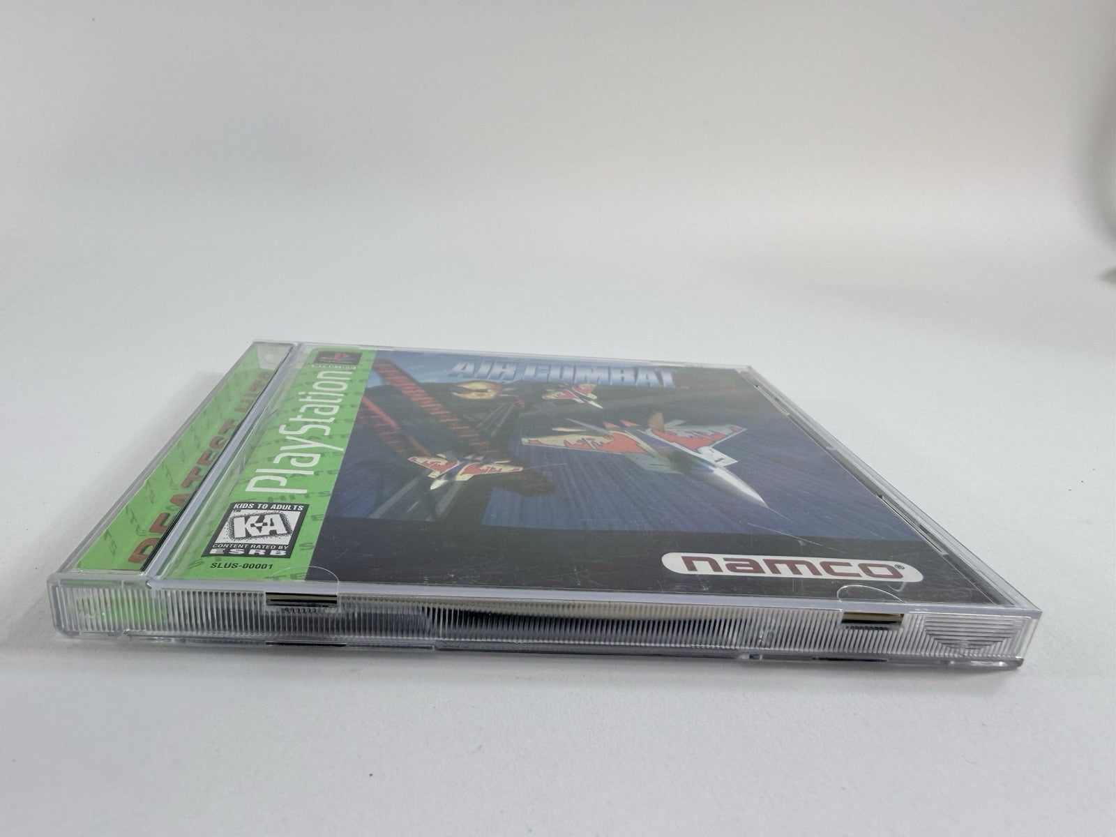 Air Combat (Sony PlayStation 1, 1995) Game Case Manual Registration - Tested