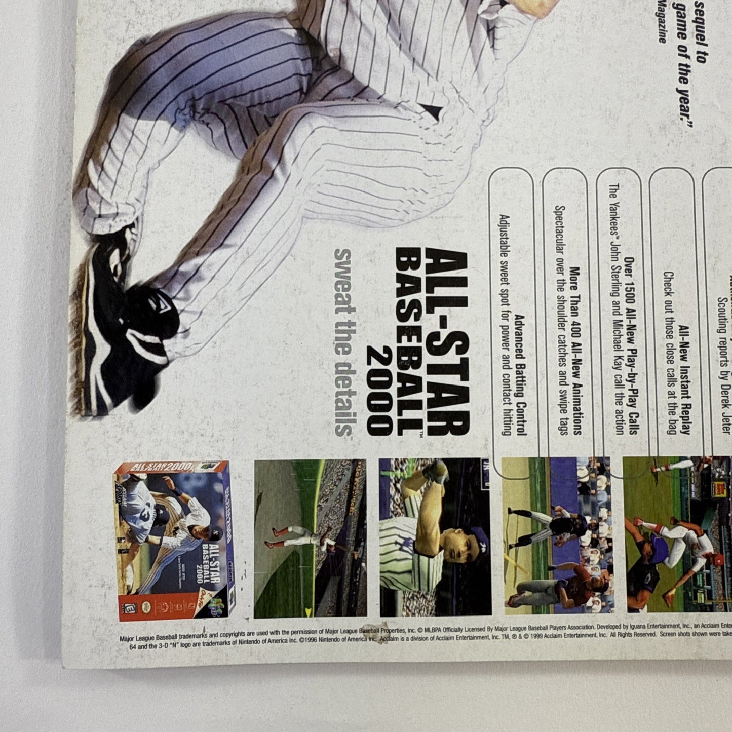 Nintendo Power Magazine Vol. 120 May 1999 with Harrier 2001 Poster and Inserts