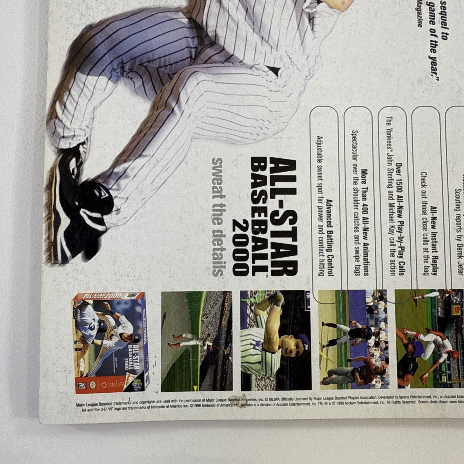 Nintendo Power Magazine Vol. 120 May 1999 with Harrier 2001 Poster and Inserts