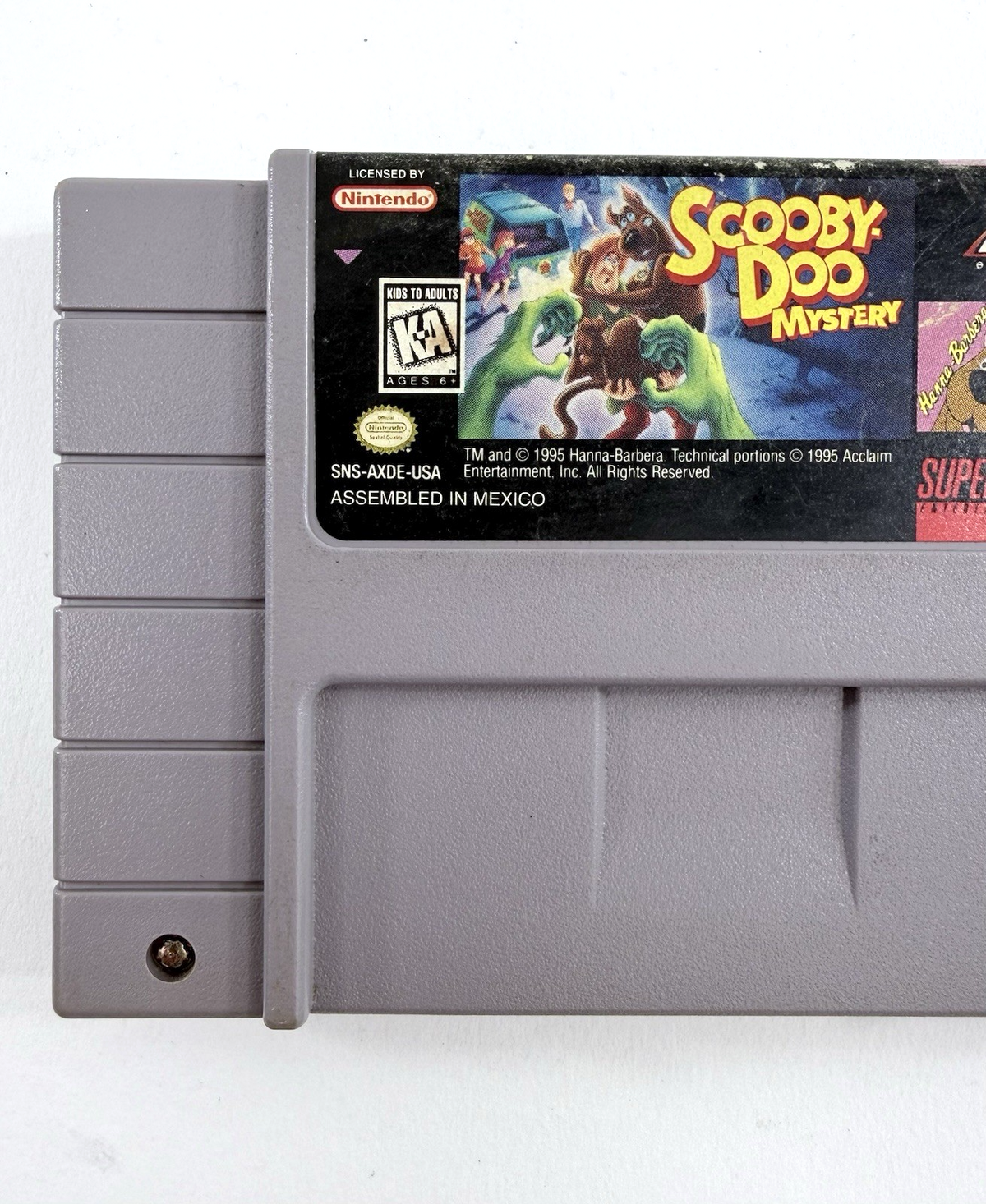 Scooby-Doo Mystery (Super Nintendo SNES, 1995) Game Cartridge - Tested