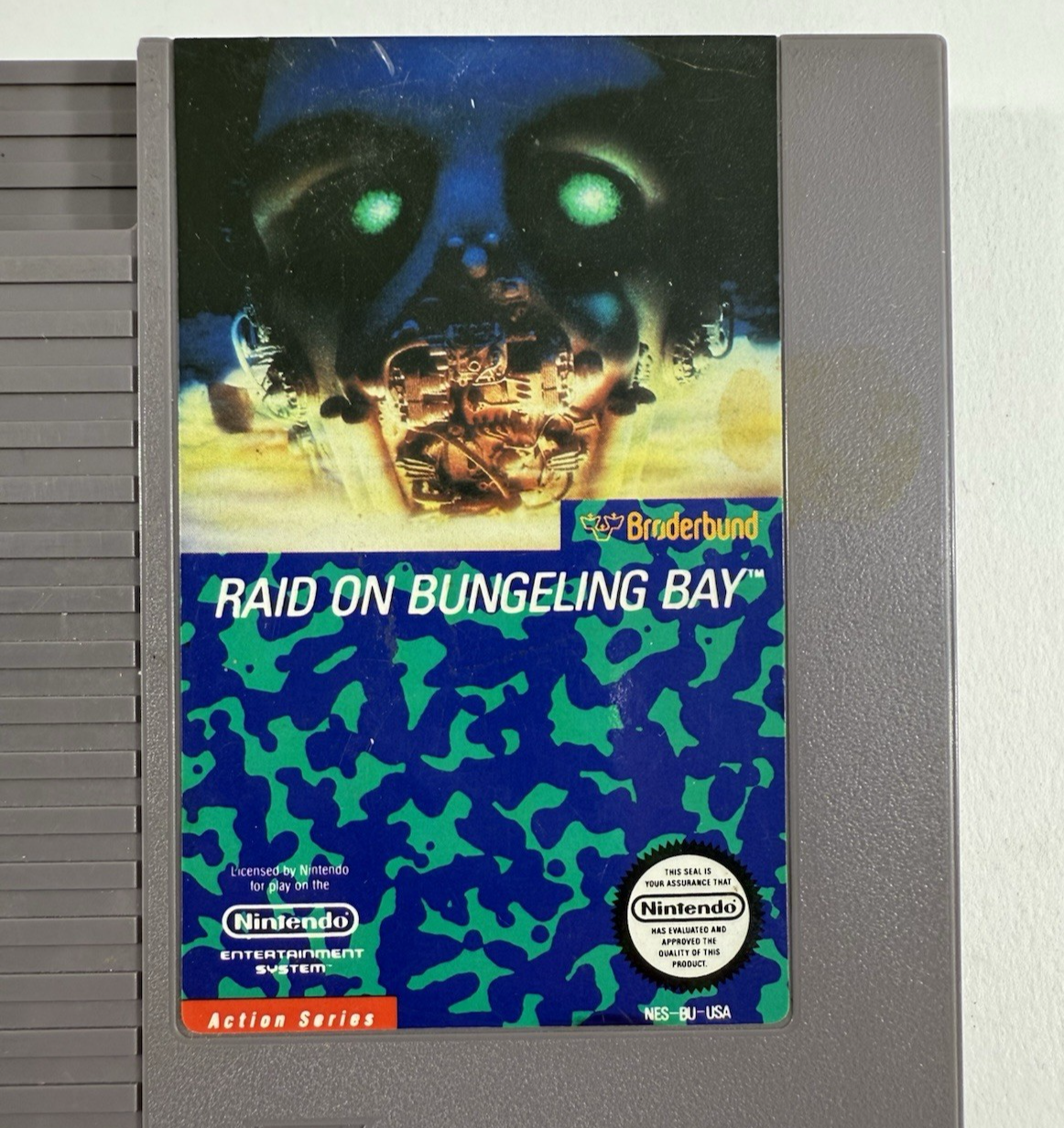Raid on Bungeling Bay (Nintendo NES, 1987) 5 Screw Game Cartridge - Tested