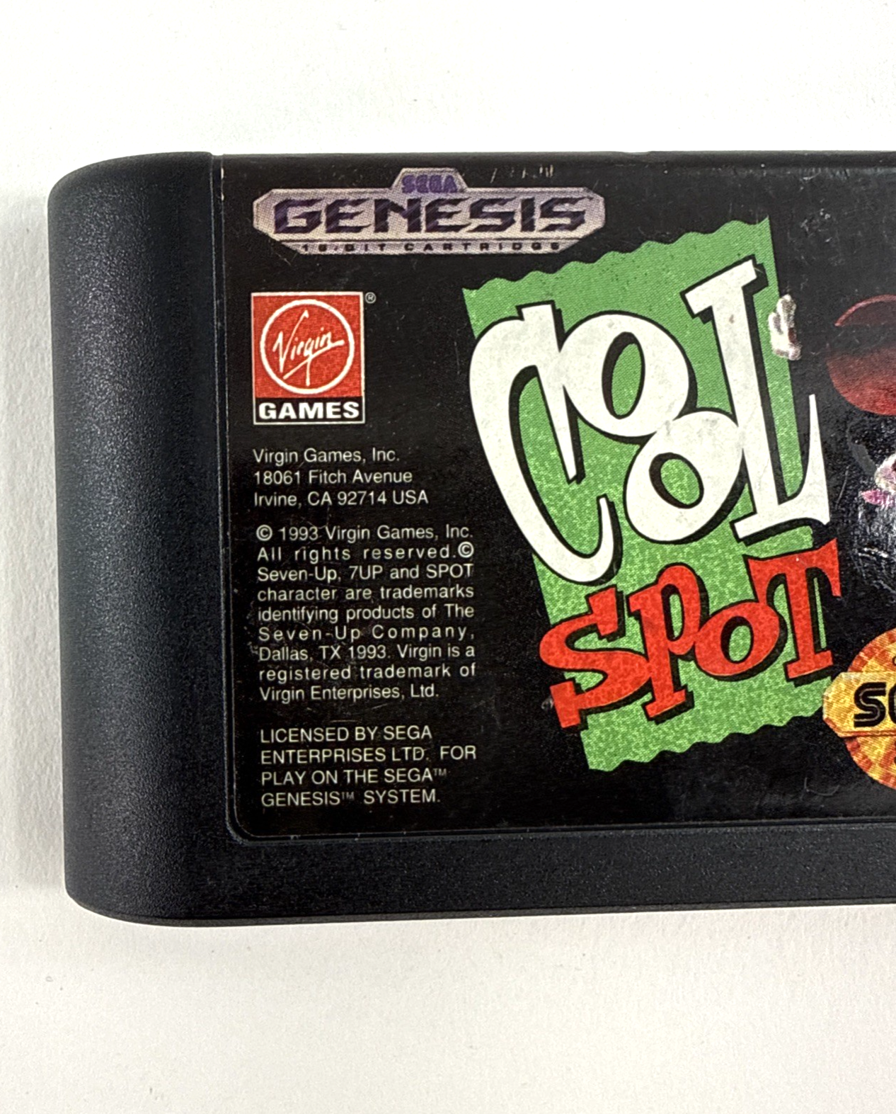 Cool Spot (Sega Genesis, 1993) Game Cartridge - Tested and Working
