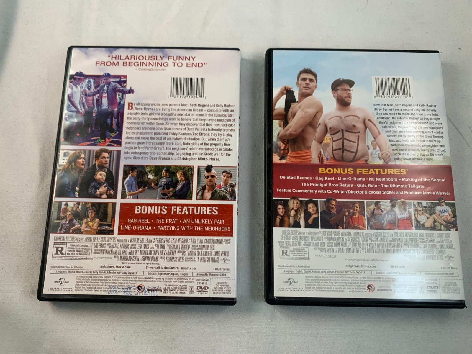 Neighbors (DVD bundle) Neighbors II