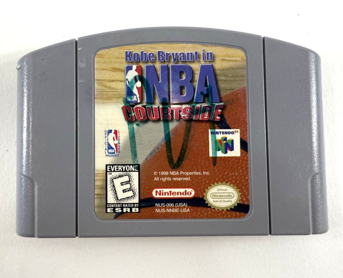 Kobe Bryant in NBA Courtside  (Nintendo 64, 1998) Game Cartridge - Tested