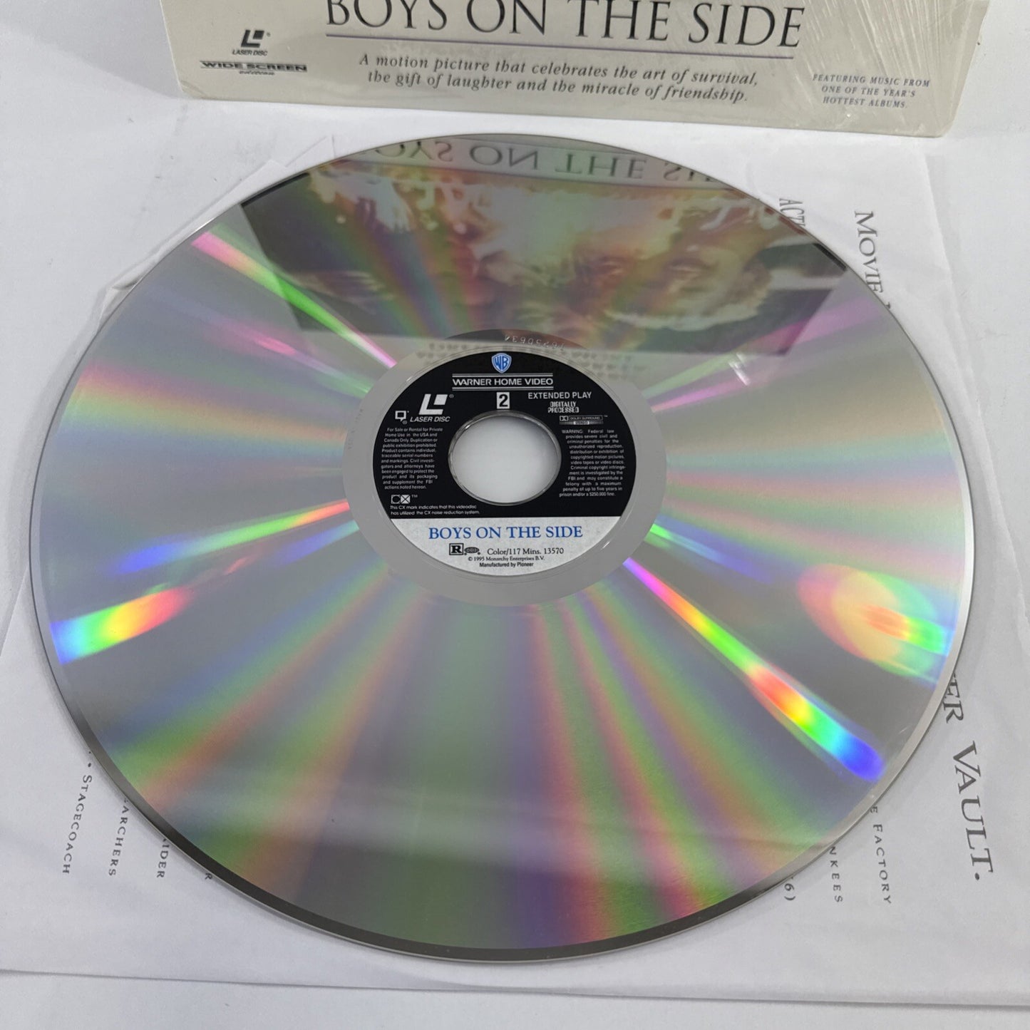 Boys on the Side (Laserdisc Bundle) Three Wishes, The Piano - Tested