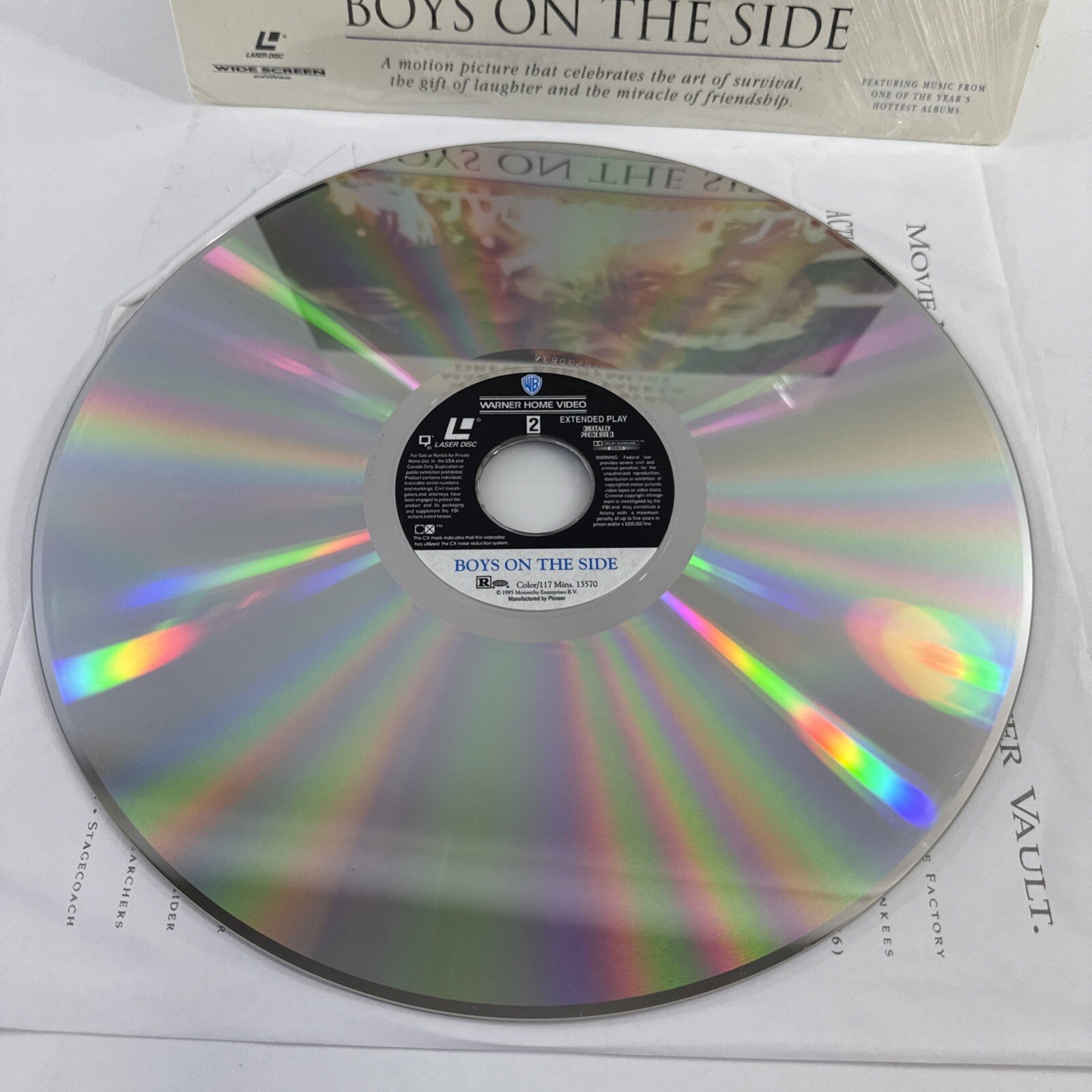Boys on the Side (Laserdisc Bundle) Three Wishes, The Piano - Tested