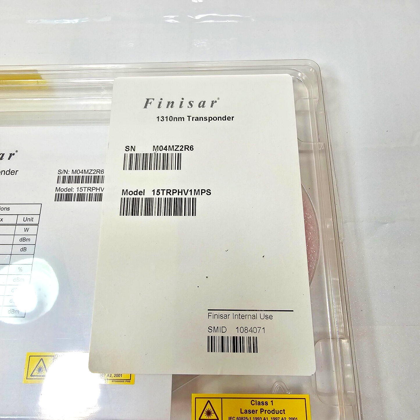 Finisar 1310nm Transponder 15TRPHV1MPS New Sealed