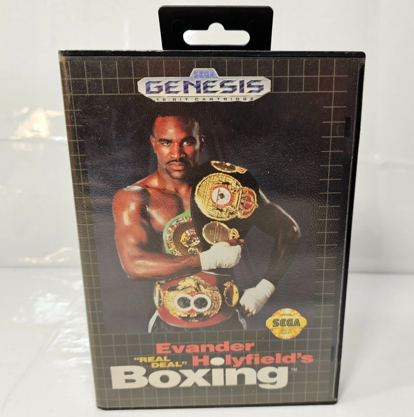 Evander Holyfield's "Real Deal" Boxing (Sega Genesis, 1992) - Tested and Working