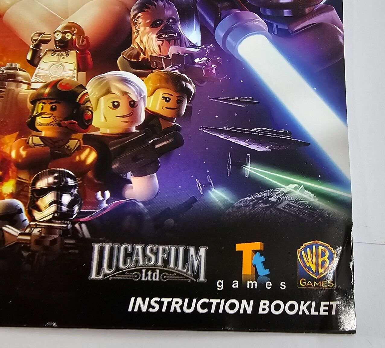 LEGO Star Wars The Force Awakens (Nintendo Wii U,  2016) Game Case Manual