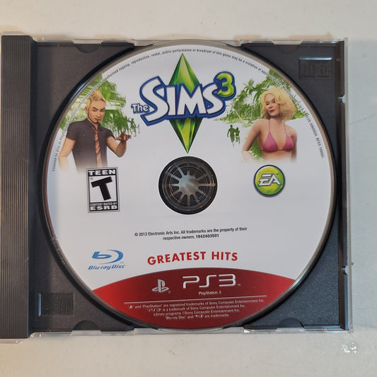 Sims 3 (Sony Playstation 3 2012) Game Disc