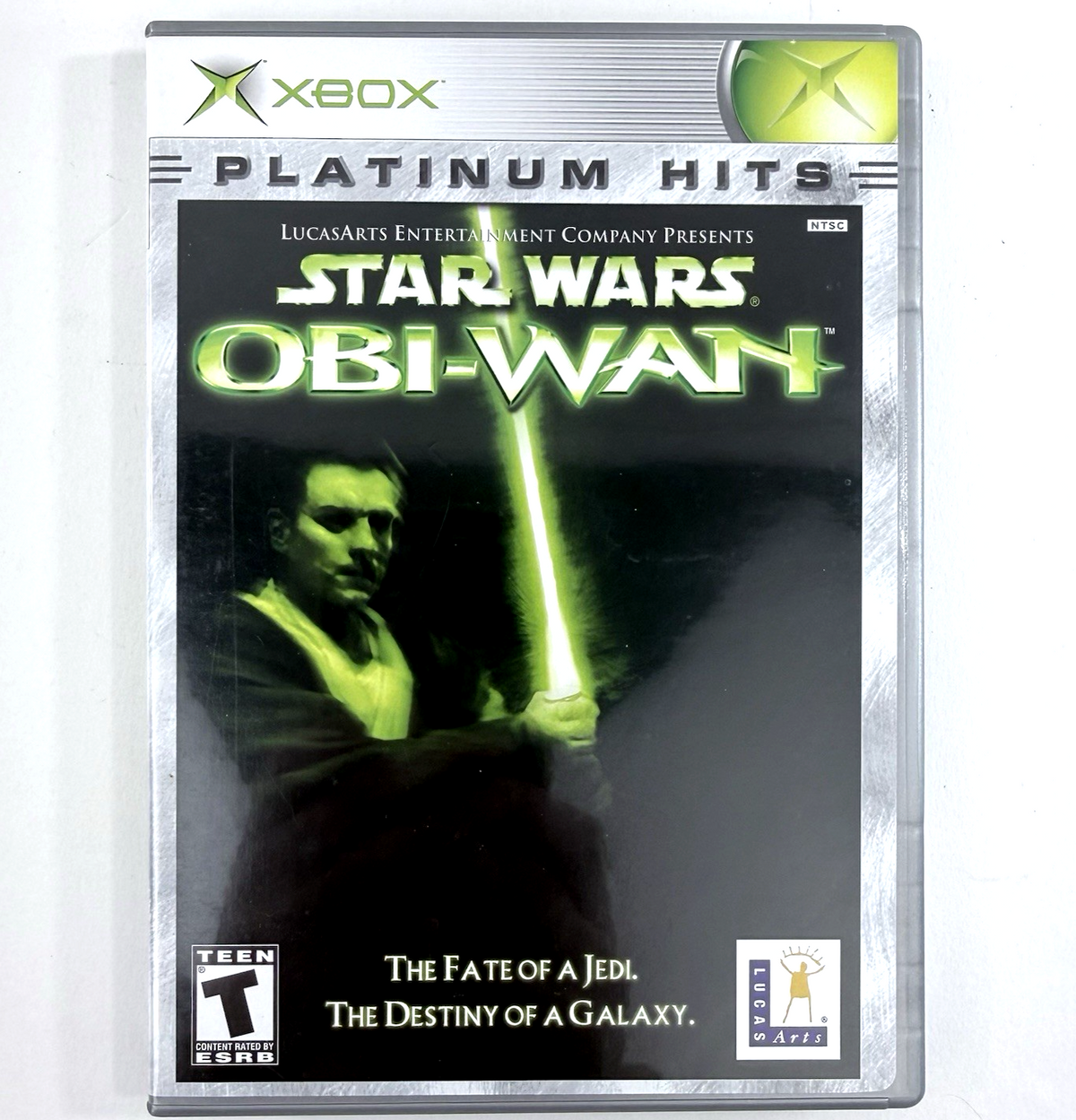 Star Wars: Obi-Wan (Microsoft Xbox, 2001) Game Case Manual Registration - Tested