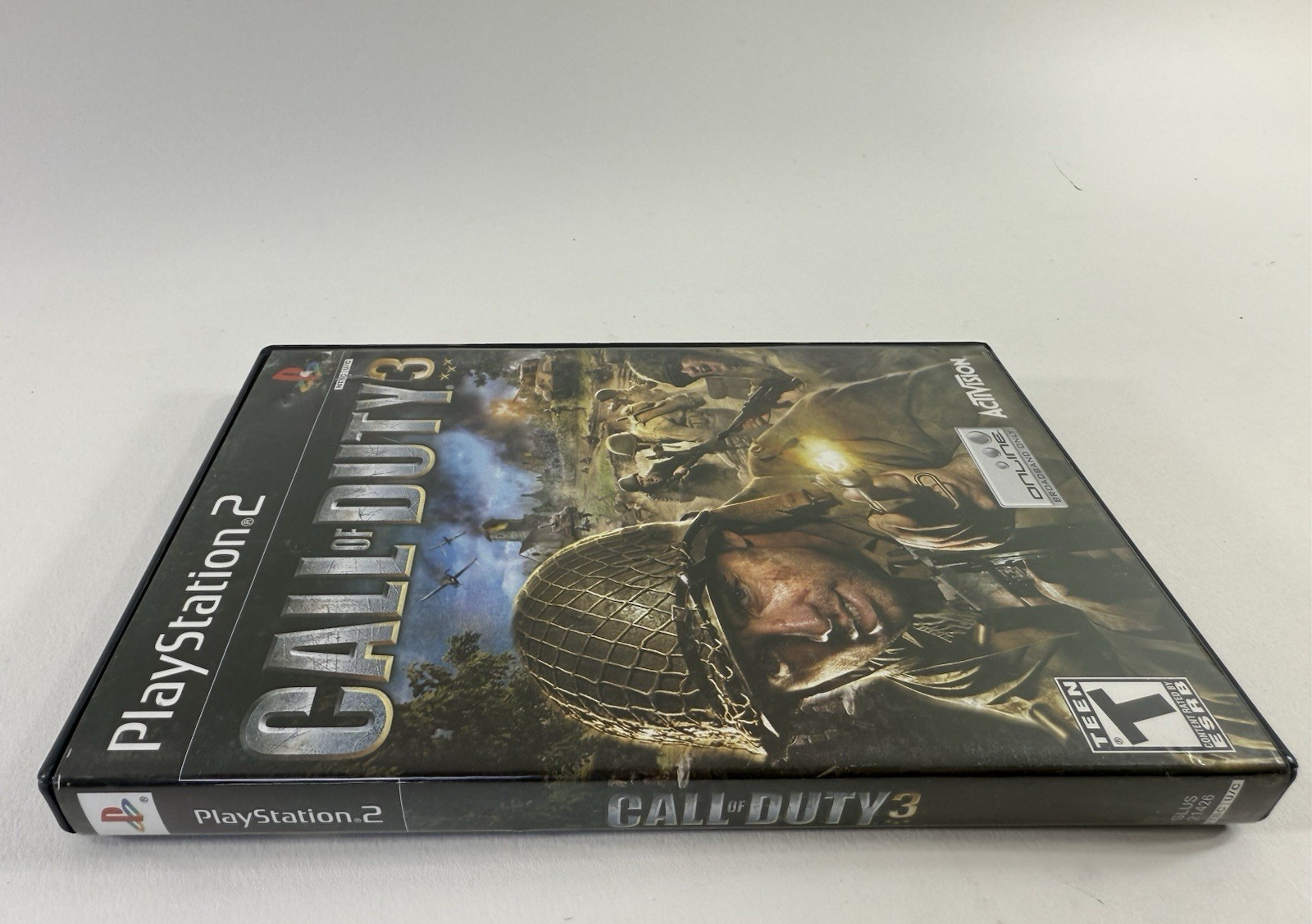 Call of Duty 3 (Sony PlayStation 2, 2006) Game Case Manual - Tested And Working