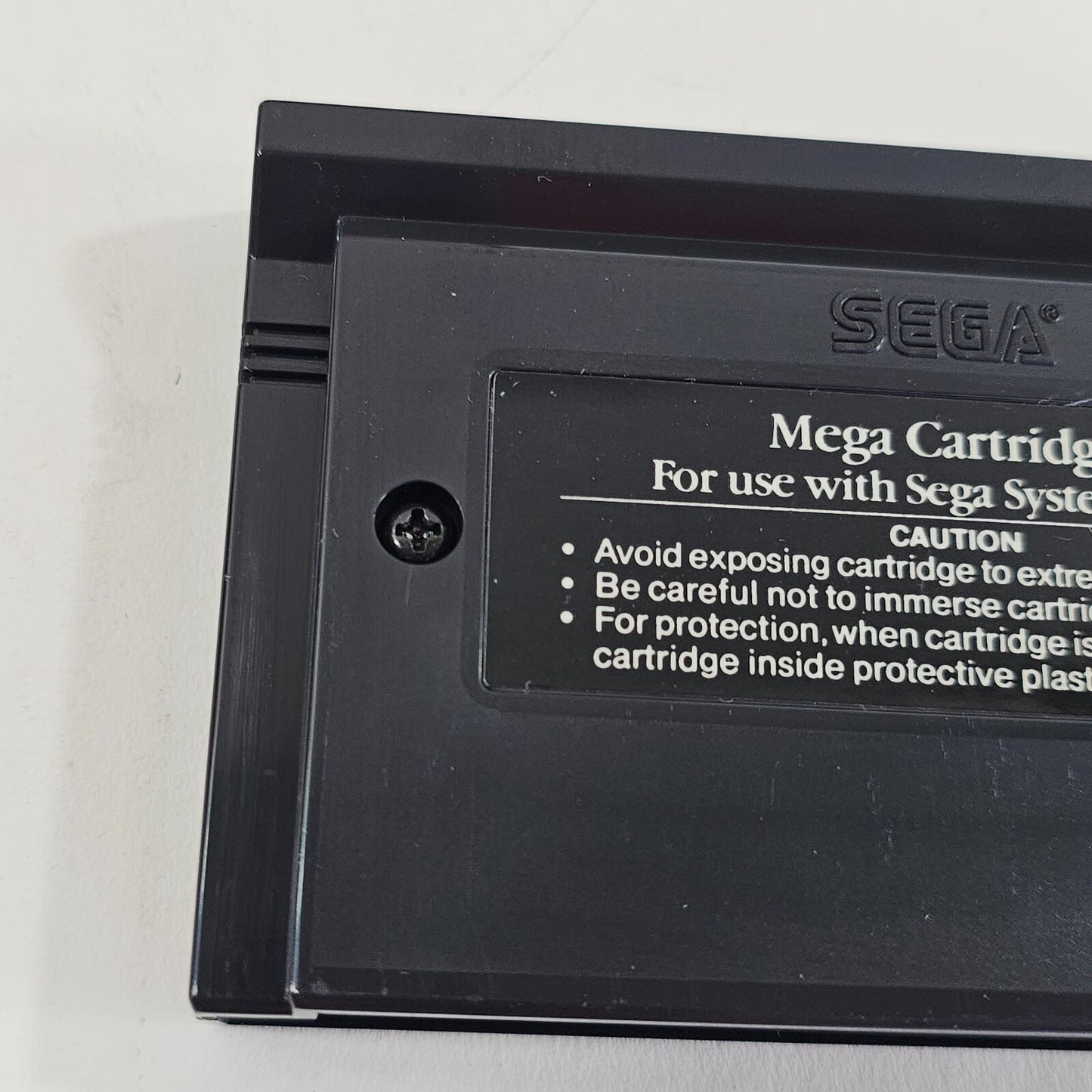 Rambo III (Sega Master System, 1988) Game Case Manual Poster - Tested