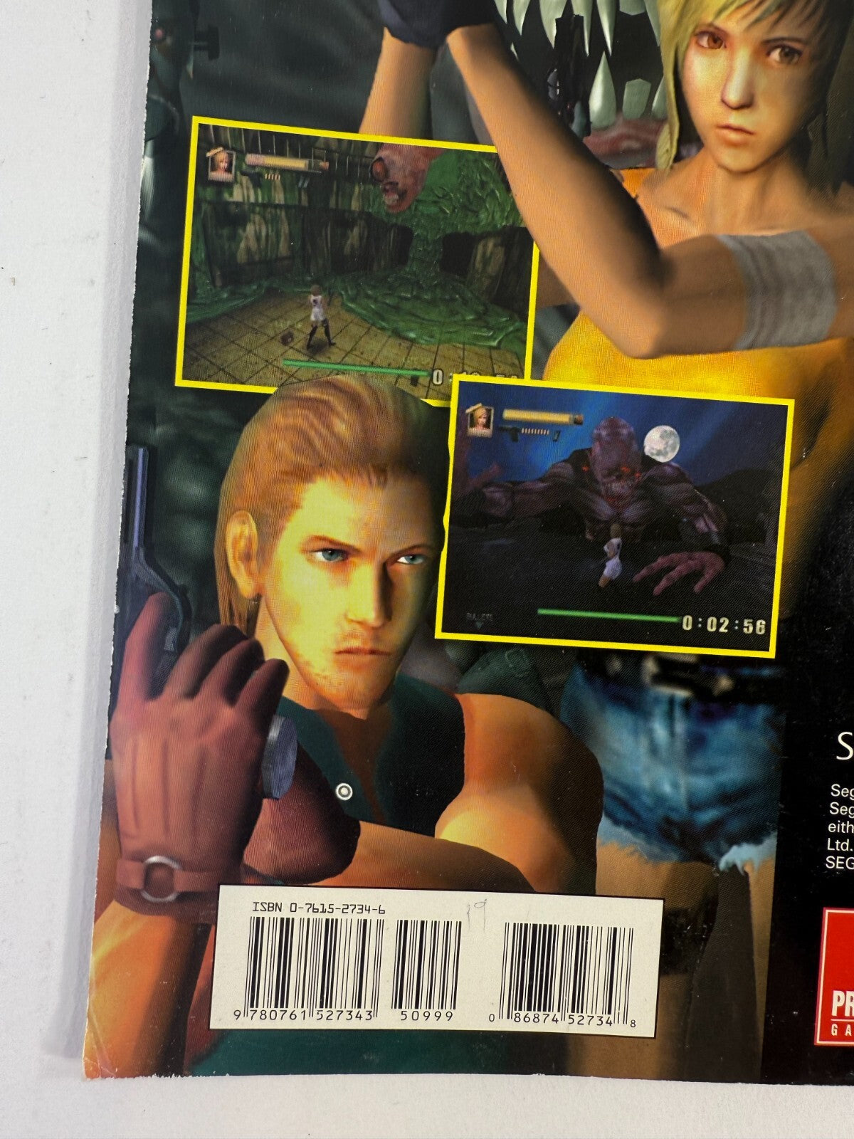 Zombie Revenge Official Strategy Guide (Prima Games, 2000) for Sega Dreamcast