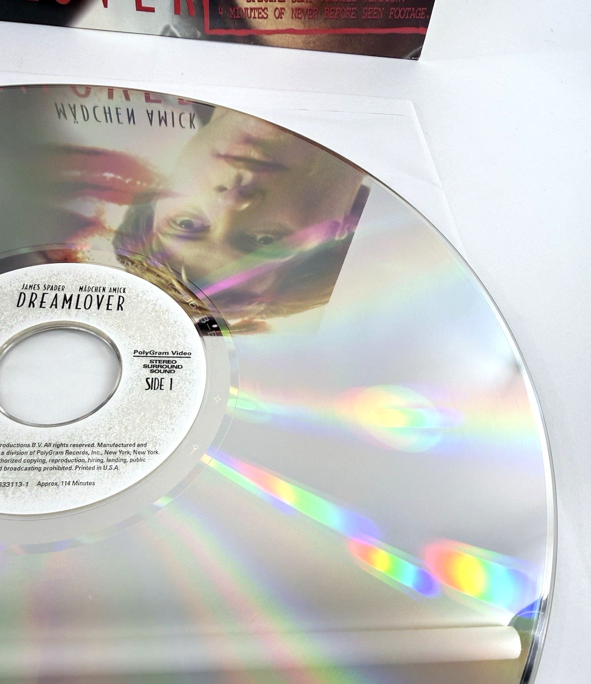 Dream Lover (Laserdisc, 1994, Extended Play) James Spader Madchen Amick - Tested