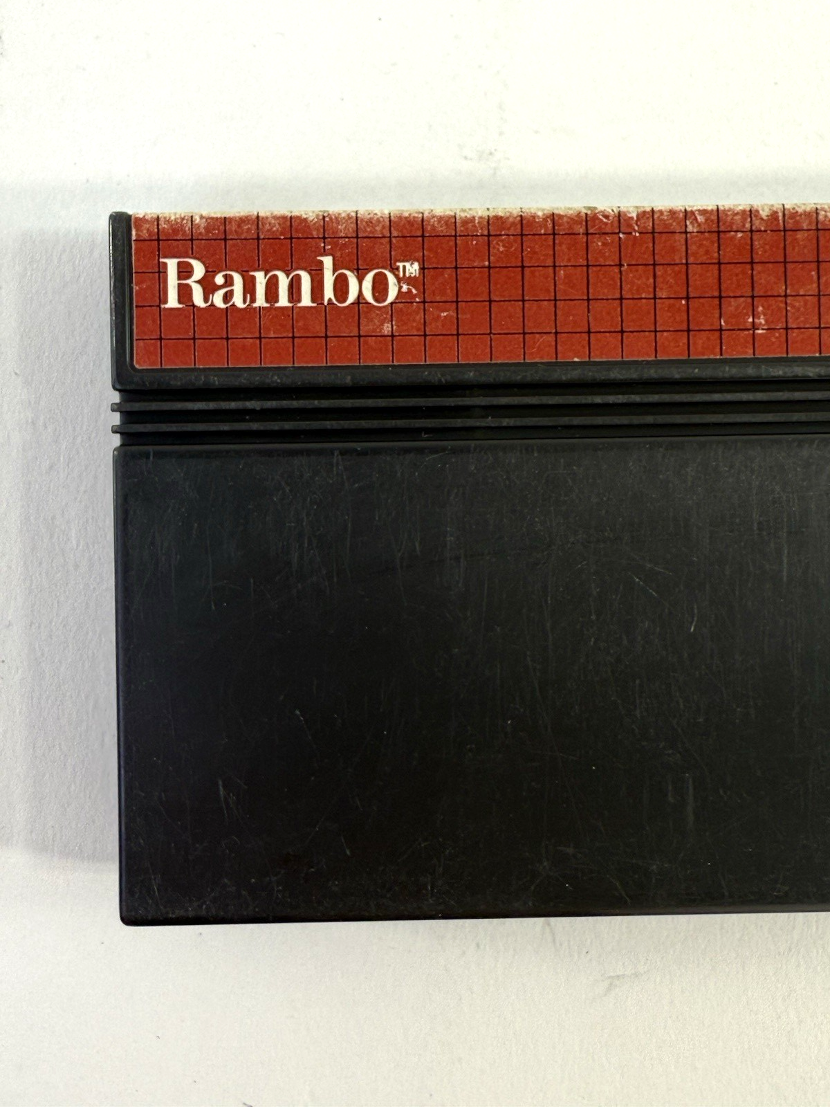 Rambo: First Blood Part II (Sega Master System, 1986) Game Cartridge - Tested