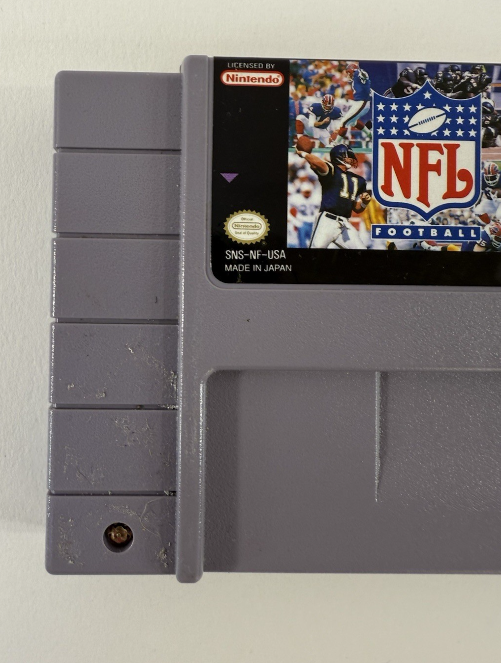 NFL Football (Super Nintendo Entertainment System, 1993) Game Cartridge - Tested
